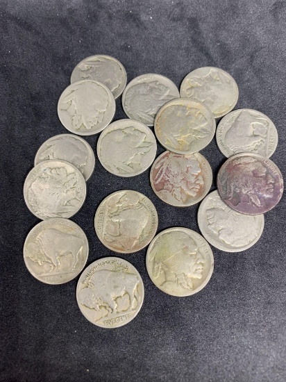 Lot Of Buffalo Nickles