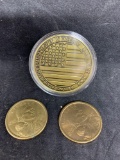 2009 Commemoritve Coin and Gold Dollars