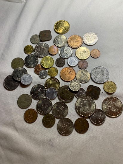 Vintage Foreign Coins