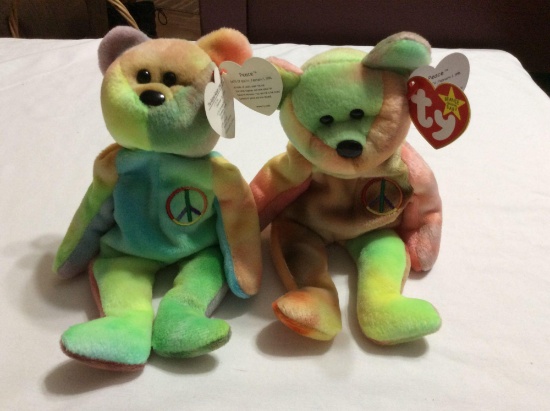 Retired Peace Beanie Bears