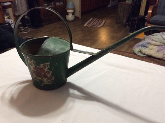 Antique Painted Watering Can