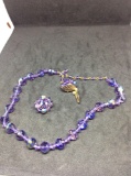 Vintage Purple Costume Jewelry