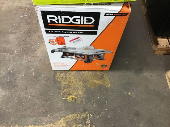 Ridgid tile saw