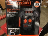 Black + Decker jump pack, DeWalt jump pack