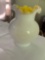 Yellow Overlay Vase
