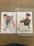 Vintage Chesterfield Cigarette Ad