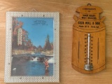 Old Advertising Thermometer