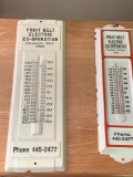 Vintage Co-op Thermometers
