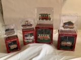 Carlton Train Ornaments
