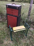 Tool box and garden seat