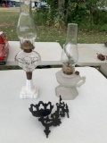 Antique oil Lamps
