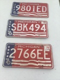 Michigan BiCentennial Plates