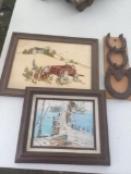 Horse shoes and pictures