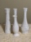 Lot Of MilkGlass Vases
