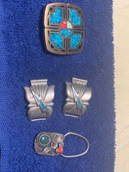 Silver and Turquoise Items
