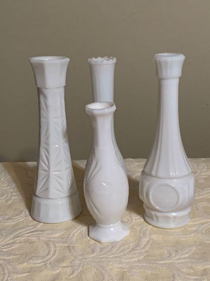 Lot Of MilkGlass Vases