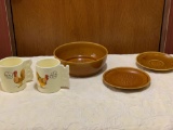 Older Bowl and Cups