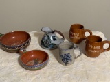 Pottery Bowls and Mugs