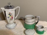 Vintage Teapot and Percolator