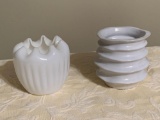 Pottery and Milk Glass