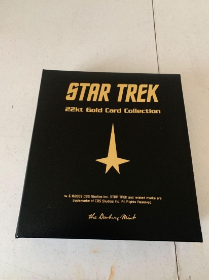 Star Trek gold card set