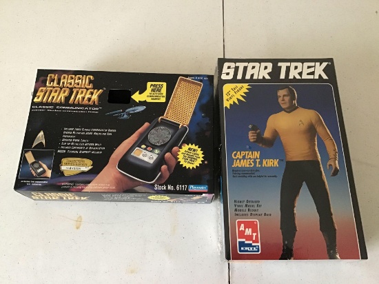 Classic communicator and Captain Kirk