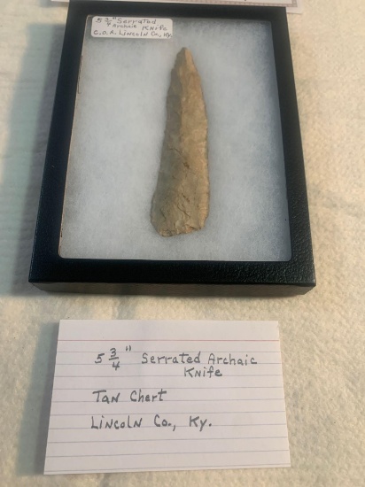 Serrated Archaic Knife