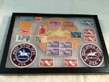 Postage Stamps, Patches, 1- Rare