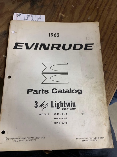 1962 Parts Catalog