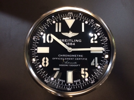 Breitling dealer wall clock