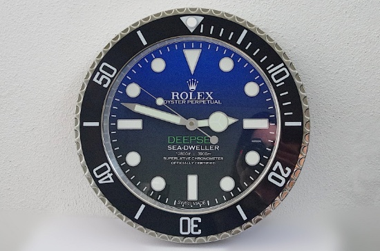 Rolex Dealer Wall Clock / Rolex Haendlerwanduhr:  Rolex - DEEPSEA Sea-Dweller
