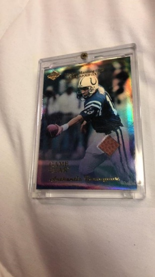 Peyton Manning 1999 collectors edge game gear