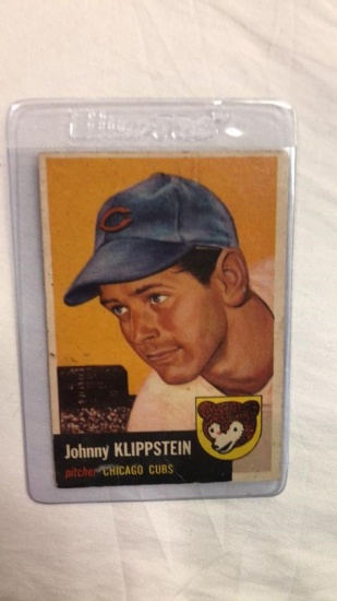 Johnny Klippstein 1953 Topps
