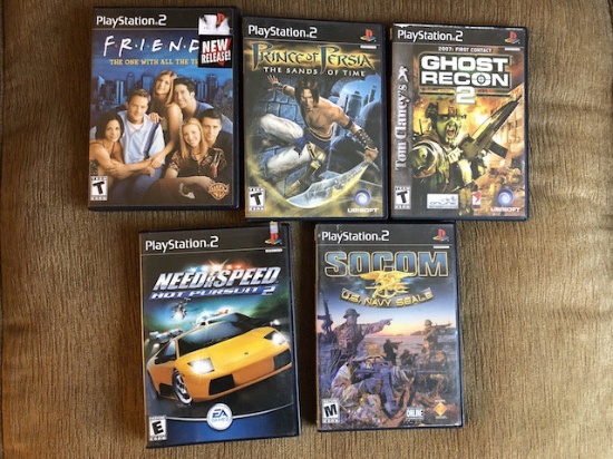 Lot of 5 Playstation 2 Games