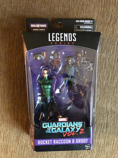 Marvel Guardians of the Galaxy vol 2 Legends series Rocket Raccoon and Robot