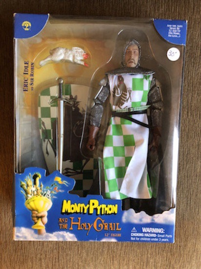 Monty Python and the Holy Grail Eric Idle as Sir Robin large 12 inch figure