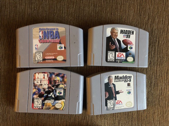 Lot of 4 Nintendo 64 Games