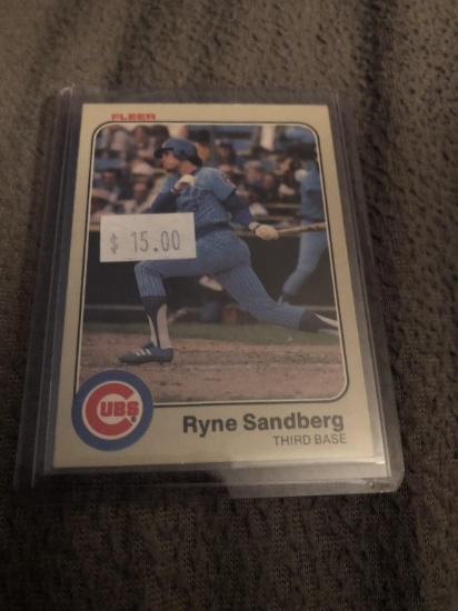 Ryan Sandberg 1983 topps rookie card