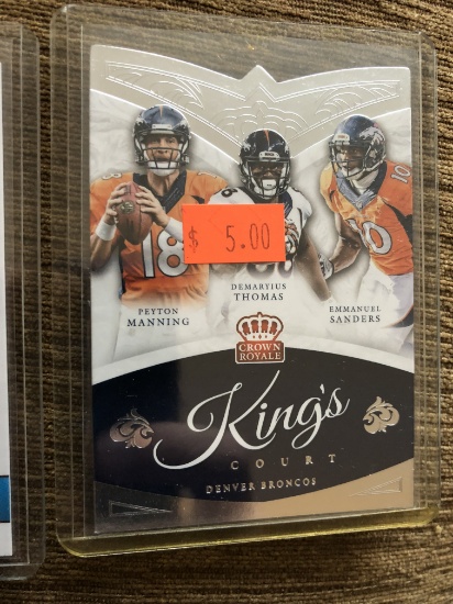 KING'S COURT  DENVER BRONCOS -PEYTON MANNING - DEMARYIUS THOMAS - EMMANUEL SANDERS