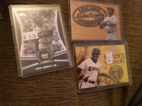 BASEBALL LOT: KEN GRIFFEY JR. - BARRY BONDS , SAN FRANCISCO GIANTS