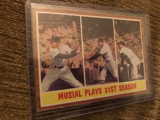 STAN MUSIAL - ST. LOUIS CARDINALS  OUTFIELD - PLAYS 21ST SEASON