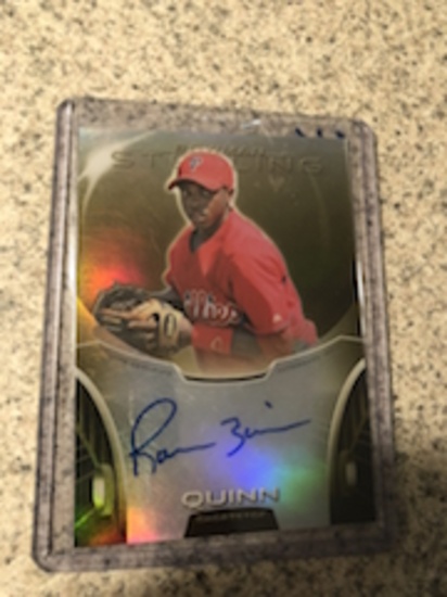 ROMAN QUINN - PHILLIES Bowman Best Gold refractor RC