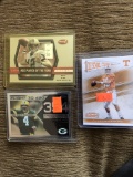 FOOTBALL LOT:  MATT RYAN - BRETT FAVRE-  PEYTON MANNING