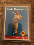 BOB BOWMAN - OUTFIELD - PHILA PHILLIES