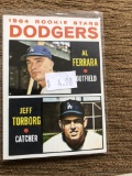 1964 ROOKIE STARS - DODGERS - AL FERRARA , OUTFIELD - JEFF TORBORG , CATCHER