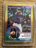 CHARLIE BLACKMON - OUTFIELDER - ROOKIES