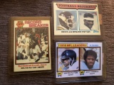 FOOTBALL LOT: WALTER PAYTON - FOOTBALL BROTHERS- 1978 NFL LEADERS , RUSHING