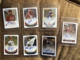 Bowman Chrome 7 Crd Baseball auto Lot