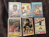 6 Card Star Vintage Football lot