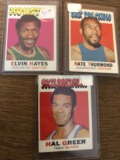 Vintage basketball lot Elvin Hayes Nate Thurman Howell Greer